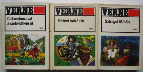 Verne Gyula - 3 db Verne (Sztrogof Mihly, Ktvi vakci, Cirkuszkocsival a sarkvidken t)