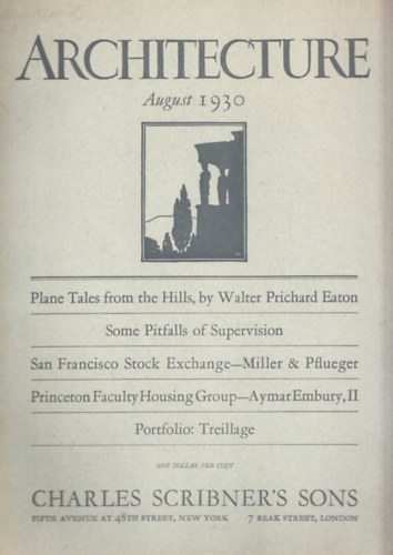 Architecture August 1930