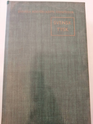 Svensk-tysk ordbok (svéd-német szótár)