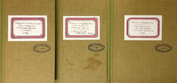 Schoepf Ágost - A gyermekgyógyászat tankönyve I-III. (REPRINT)