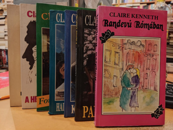 Claire Kenneth - 7 db Claire Kenneth: A hermelines hlgy; Felhk felett...; Forg tncparkett; Hallos hromszg; Kk kanri; Panoptikum; Randev Rmban