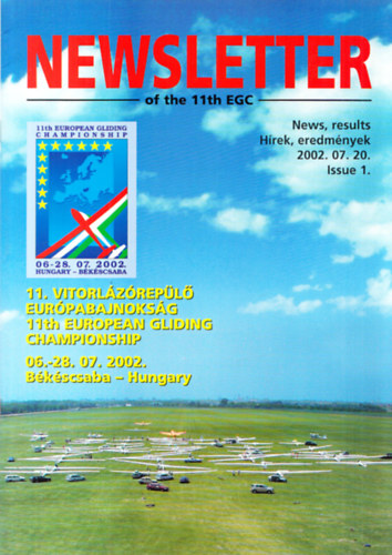 Newsletter of the 11th EGC - 11- Vitorl�z�rep�l� Eur�pabajnoks�g (2db.)