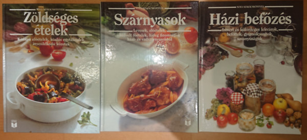 3 ktet a Nova Szakcsknyvek cm sorozatbl: Hzi befzs, Szrnyasok, Zldsges telek