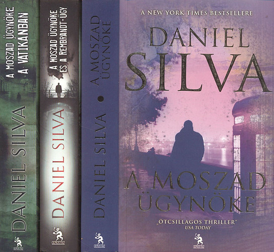 Daniel Silva - A Moszad gynke + A Moszad gynke s a Rembrandt-gy + A Moszad gynke a Vatiknban (3 m)