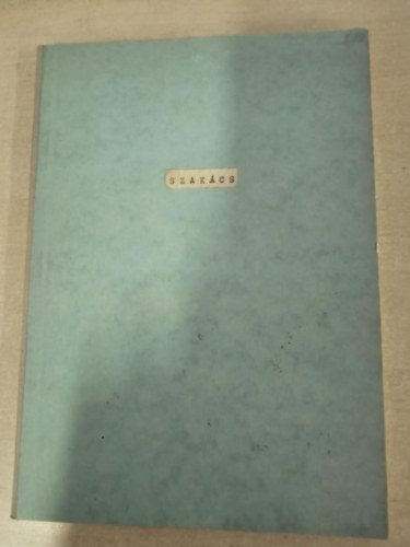 Dr. Dr. med. Szikszay G�za ford. O.Z. A. Hanish - Mazdaznan szak�csk�nyv (k�zirat)