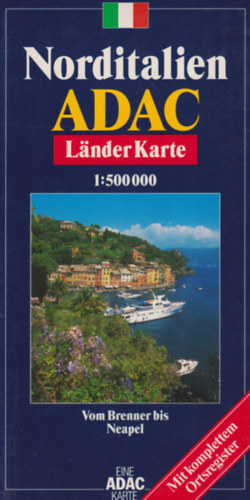 ADAC Lnder karte Nord-Italien 1:500.000