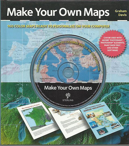 Graham Davis - Make Your Own Maps - 160 color maps ready to personalize on your computer Cd mell�klettel