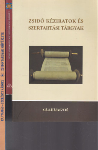 3 db. judaika (Zsid� k�ziratok �s szertart�si t�rgyak + A Doh�ny utcai Zsinag�ga �s a Zsid� M�zeum kincsei + Zsid� t�rgyak m�v�szete)