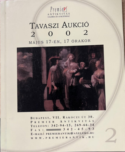 Festmények, műtárgyak és bútorok árverése - 2002. május 17. 17-órától