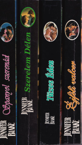 Jennifer Blake - 4 db Jennifer Blake könyv ( Spanyol szerenád + Szerelem délen + Tüzes éden +Éjféli valcer )