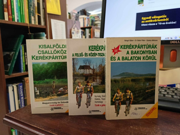Kerkprtrk KNYVMENT AJNLAT, 3 db. A Bakonyban s a Balaton krl+A Fels-s Kzp-Tisza vidken+Kisalfld d Csallkz