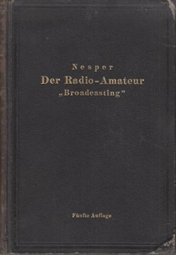Eugen Nesper - Der radio-amateur