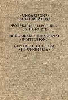 Ungarische Kultursttten (francia-angol-olasz is)