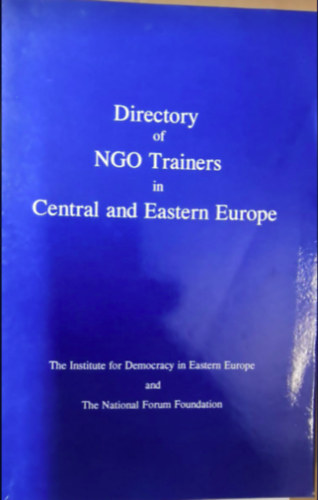 Directory of NGO trainers in Central and Eastern Europe