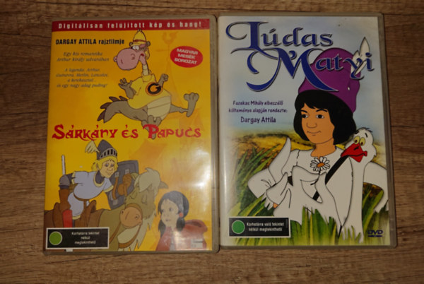 Dargay Attila - 2 klasszikus Dargay-rajzfilm DVD-n: L�das Matyi, S�rk�ny �s papucs