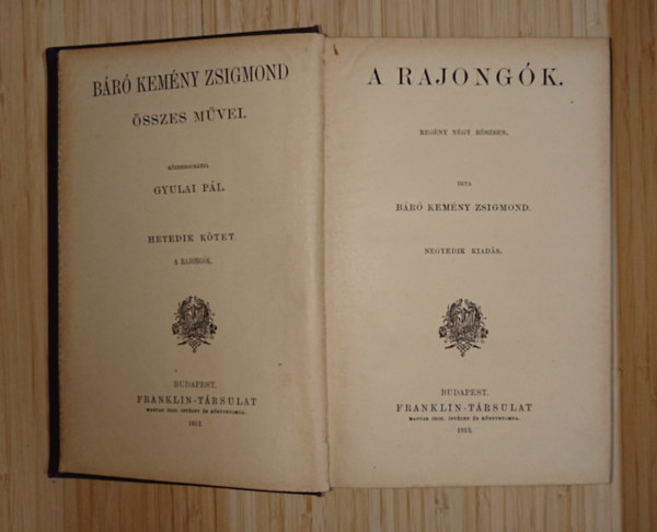B�r� Kem�ny Zsigmond - A rajong�k