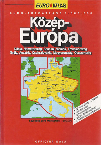 Kzp-Eurpa (Euro-autatlasz 1:300.000)