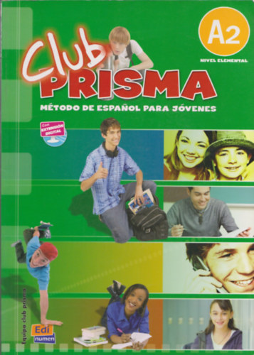 Club Prisma A2 (Métoso de Espanol Para Jóvenes) (Nivel Elemental) (CD-melléklettel)