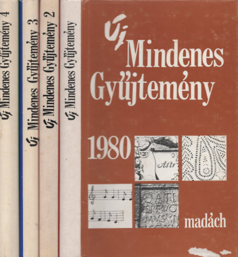 Zalabai Zsigmond  (Szerk.) - �j Mindenes Gy�jtem�ny I-IV. (1980, 1983, 1984, 1985)