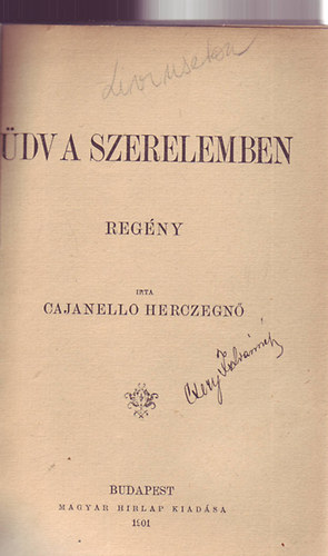 Cajanello Herczegn - dv a szerelemben
