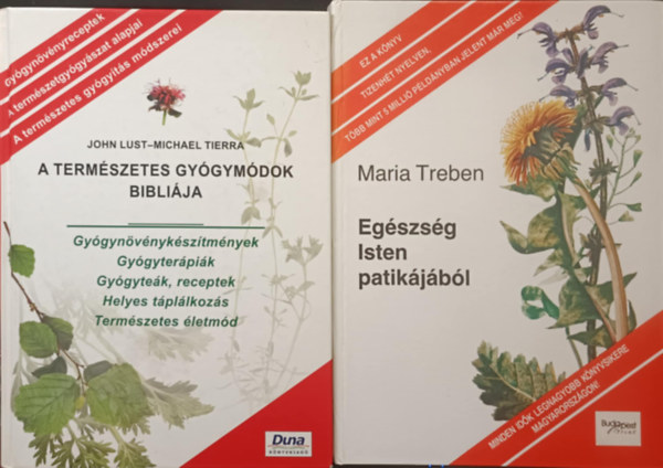 Lust, John-Tierra, Michael Maria Treben - Term�szetgy�gy�szati k�nyvcsomag
