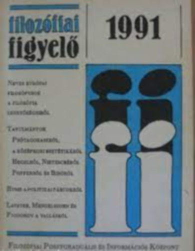 Munkcsy Gyula - Filozfiai figyel 1991