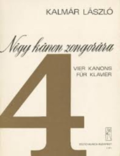 Kalmár László - Négy kánon zongorára