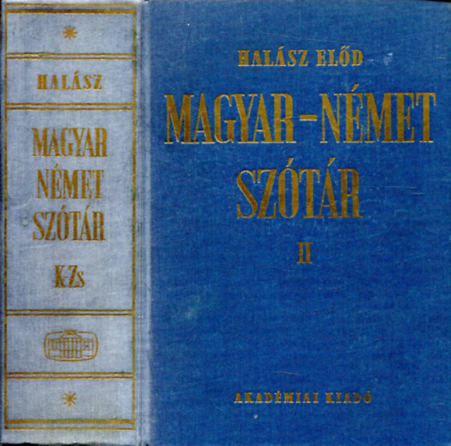 Hal�sz El�d - Magyar-n�met sz�t�r II. K-Zs