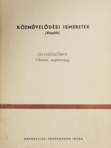 H. Kov�cs �va, Dr. Nov�k J�zsef, Vaik� P�ln�, V�sz - K�zm�vel�d�si ismeretek (Alapfok) Olvas�k�nyv