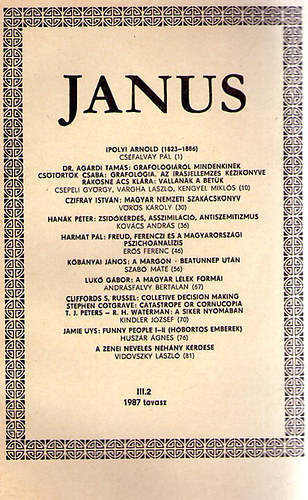 Janus III.2 1987 tavasz