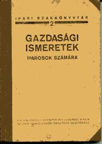 Gazdasgi ismeretek iparosok szmra