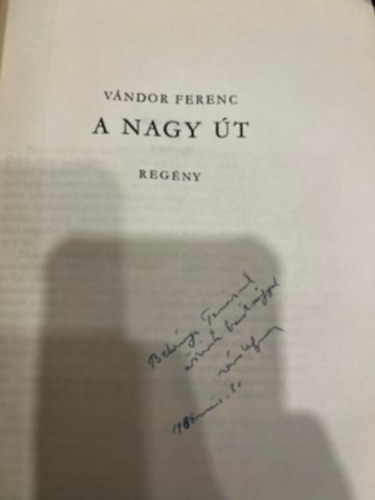 Vndor Ferenc - A nagy t