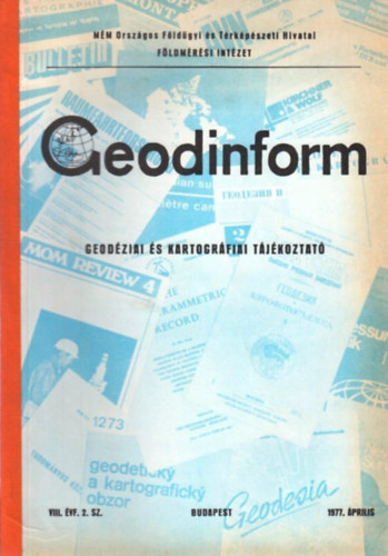 Luk�cs Tibor  (Dr.) - V�r�s Imre - Geodinform 1977. �prilis