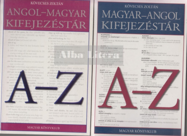 Kövecses Zoltán - Magyar-angol, angol-magyar kifejezéstár