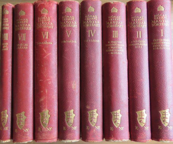 Hóman- Szekfű - Magyar történet I-VIII. (I. kiadás, teljes sorozat)