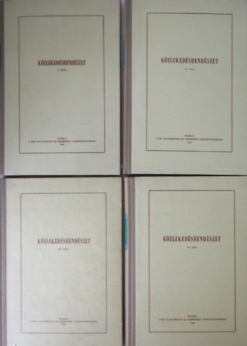 K�zleked�srend�szet I-IV.