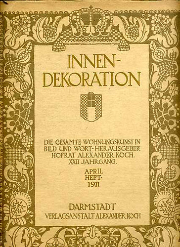 Innen-dekoration 1911 April