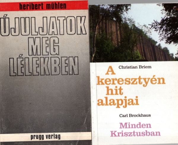 Wolfgang Ockenfels, Heribert Mühlen, Christian Briem Szenes Sándor - 4 db vallási könyv ( együtt ) 1. A keresztyén hit alapjai - Minden Krisztusban, 2. Újuljatok meg lélekben, 3. Kis katolikus társadalomtan, 4. Befejezetlen múlt- Keresztények és zsidók, sorsok