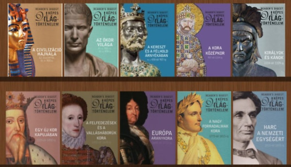 Gspr Zsuzsa  (szerk.) - Reader's Digest Kpes vilgtrtnelem 1-10 (teljes sorozat)