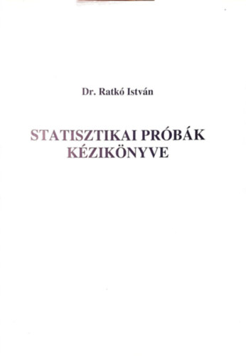 Ratk Istvn - Statisztikai prbk kziknyve