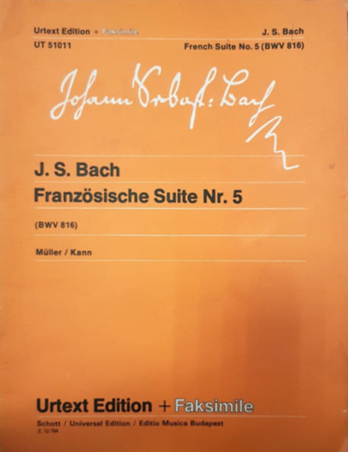J. S. Bach - Franzsische Suite Nr. 5