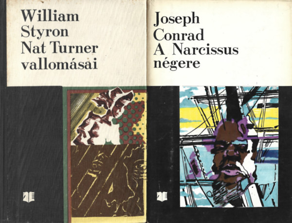 3 db Kriterion könyv, Joseph Conrad: A Narcissus négere, William Styron: Nat Turner vallomásai, Feuchtwanger: A csúnya hercegnő