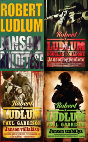 Douglas Corleone, Paul Garrison Robert Ludlum - A teljes Janson . sorozat 1-4.: Janson küldetése + Janson vállalása + Janson szabálya + Janson egyenlete