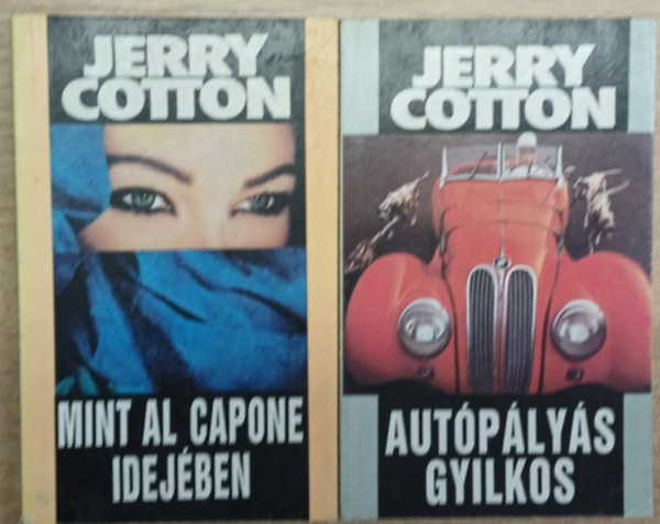 Jerry Cotton - 2 db Jerry Cotton ktet: Mint Al Capone idejben - Autplys gyilkos