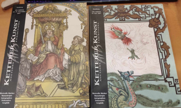Ketterer Kunst München - 2 db Aukciós kötet: Ketterer Kunst: 328. Auktion 19. Nov. 2007 + 328. Auktion 19./20. November 2007