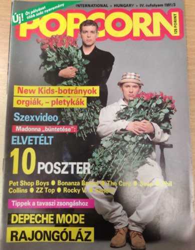 Sebk Jnos  (szerk.) - Popcorn International - Hungary IV. vfolyam 1991/3 (Poszter mellklettel)
