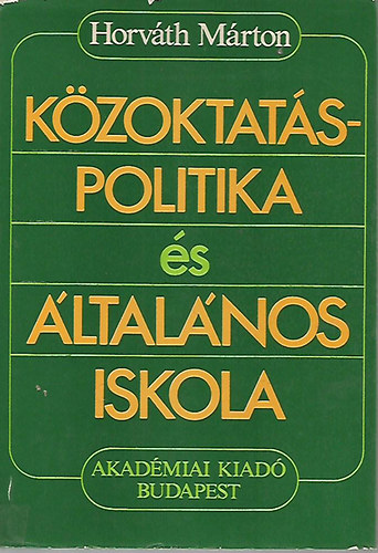 Kzoktats-politika s ltalnos iskola