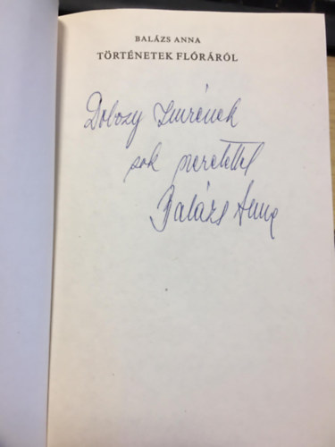 Bal�zs Anna - T�rt�netek Fl�r�r�l