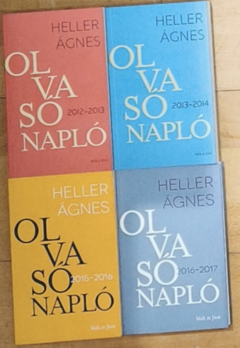 Heller �gnes - 4db Heller �gnes olvas�napl� - Olvas�napl� 2012-2013, Olvas�napl� 2013-2014, Olvas�napl� 2015-2016, Olvas�napl� 2016-2017