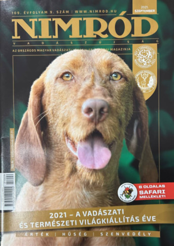 Nimr�d  - Az Orsz�gos Magyar Vad�szkamara h�rlevele - 2021/szeptember